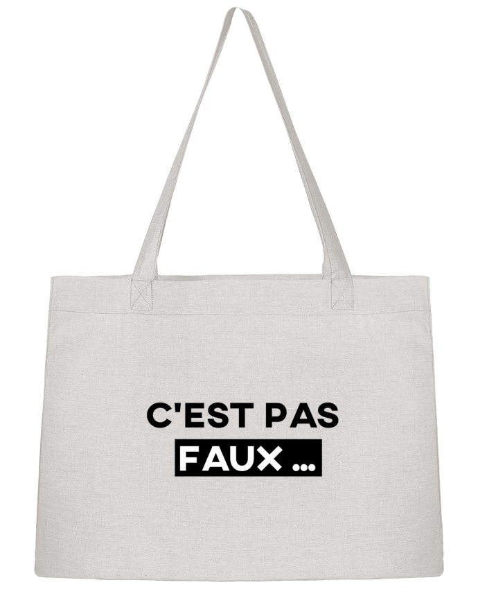 Shopping tote bag Stanley Stella C'est pas faux ... by tunetoo