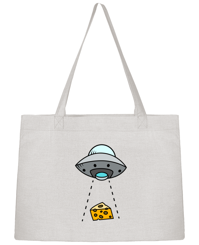 Sac Shopping Extraterrestre Enlèvement Fromage par NicolasLebrun