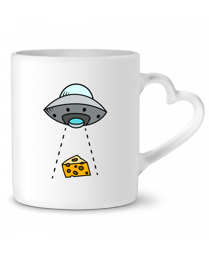 Mug coeur Extraterrestre Enlèvement Fromage par NicolasLebrun