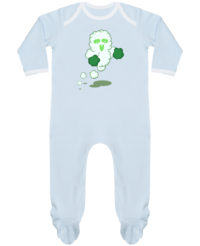 Baby Sleeper long sleeves Contrast HEAVY SLEEP by Santiaguen