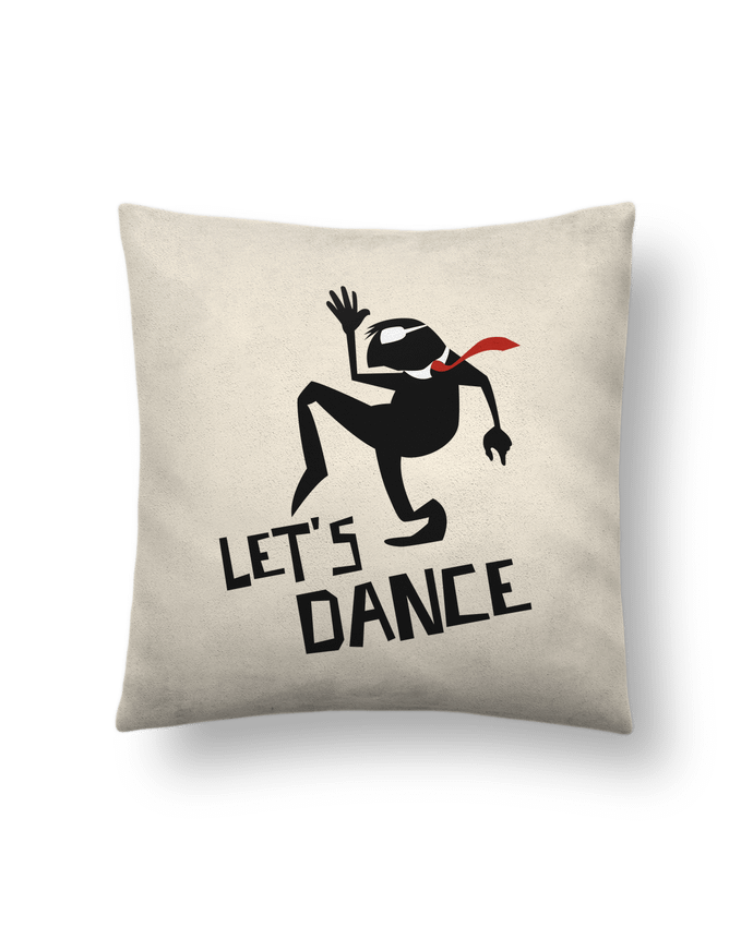 Coussin suédine Let's dance! par Rickydule