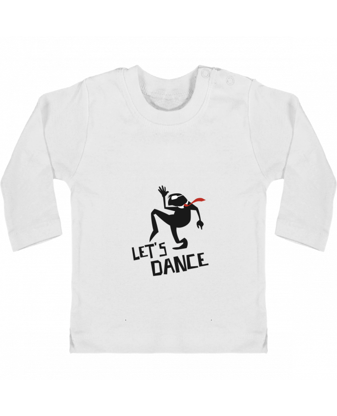 T-shirt bébé Let's dance! manches longues du designer Rickydule