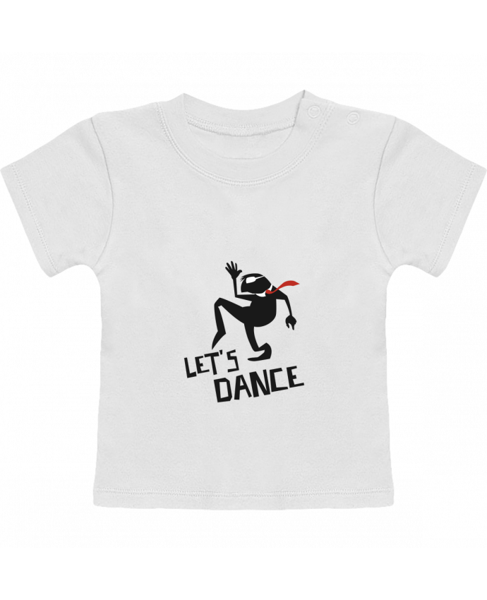 T-shirt bébé Let's dance! manches courtes du designer Rickydule