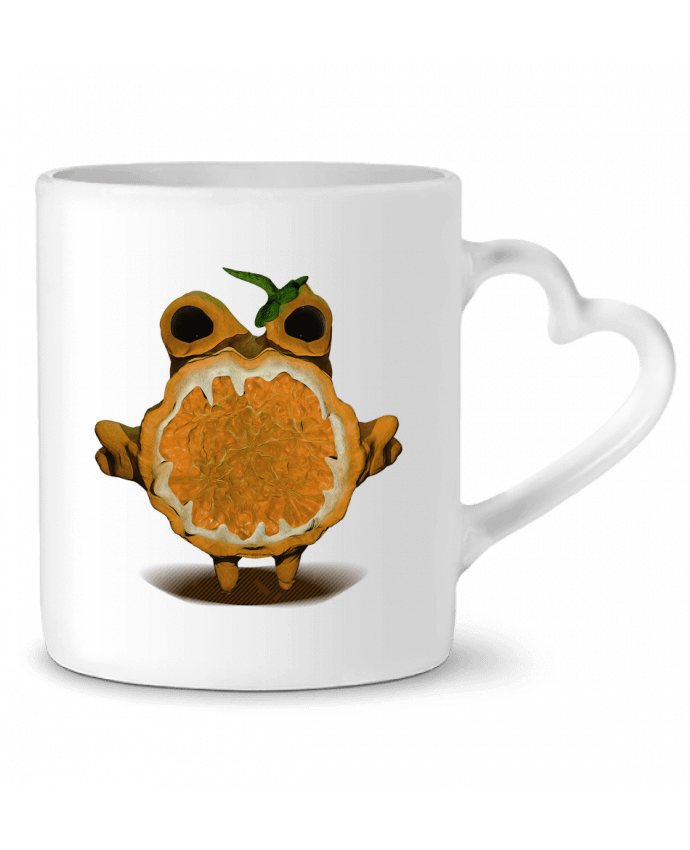 Mug coeur HALF par Santiaguen