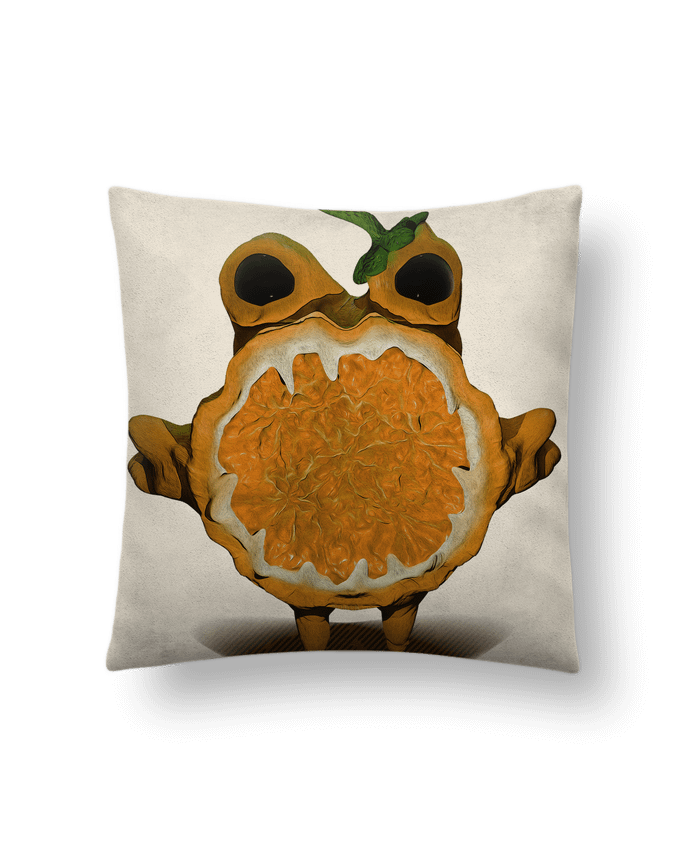 Coussin suédine HALF par Santiaguen