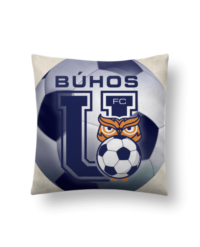 Coussin suédine FUTBOL DE LOS BUHOS par HEYLIEN