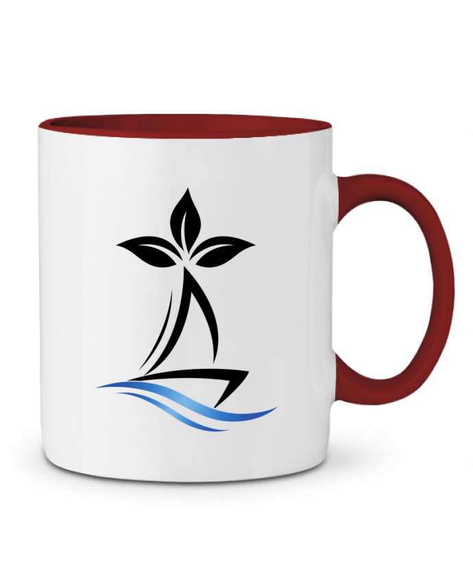 Mug bicolore Hermine Bateau Graphic Vision
