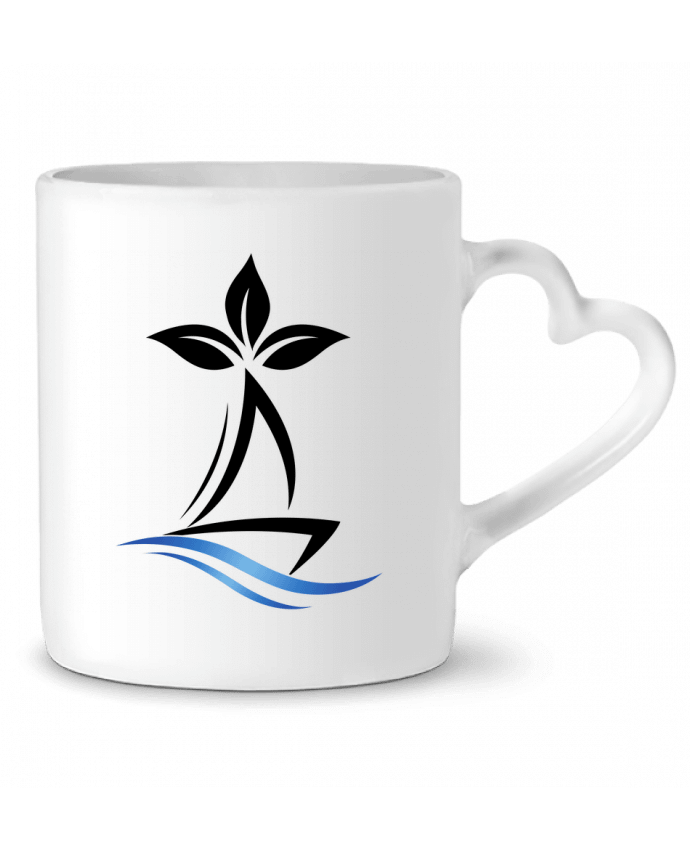 Mug coeur Hermine Bateau par Graphic Vision