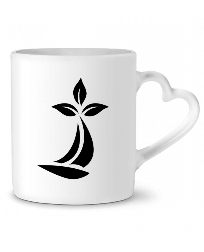 Mug coeur Hermine Surf par Graphic Vision