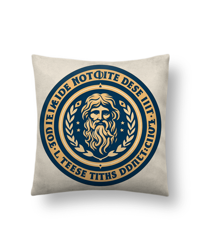 Coussin suédine Portrait d'un philosophe inconnu par Killmooze