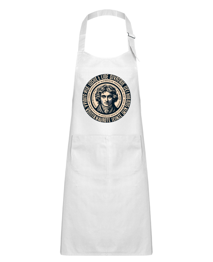 Kids chef pocket apron Portrait vintage d'un inconnu by Killmooze
