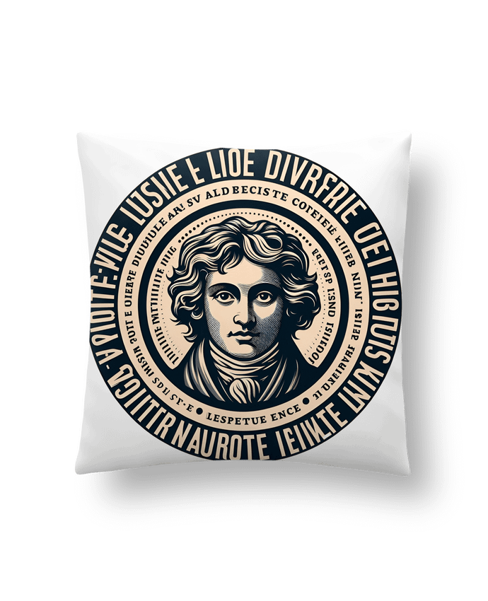 Cushion synthetic soft 45 x 45 cm Portrait vintage d'un inconnu by Killmooze