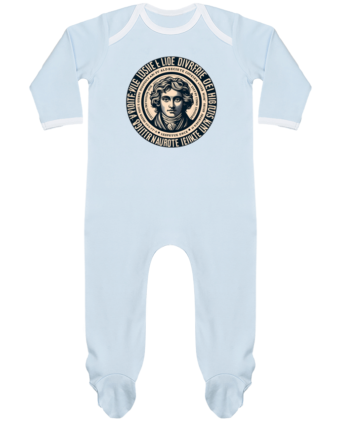 Baby Sleeper long sleeves Contrast Portrait vintage d'un inconnu by Killmooze
