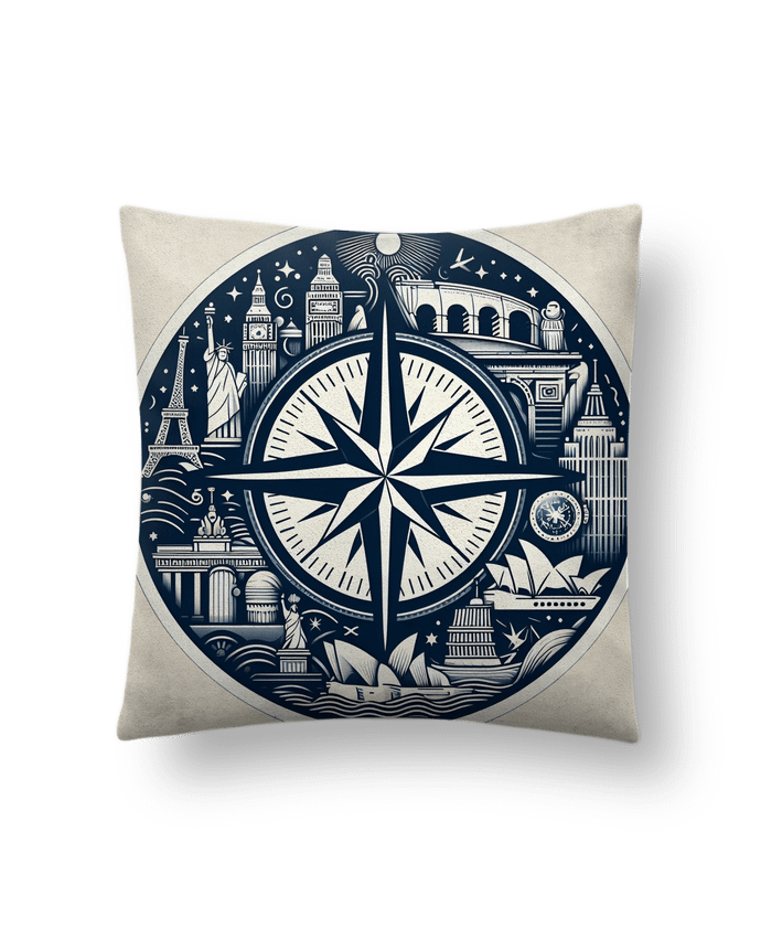 Cojín Piel de Melocotón 45 x 45 cm L'étoile du monde por Killmooze