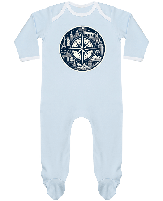 Pijama Bebé Manga Larga Contraste L'étoile du monde por Killmooze