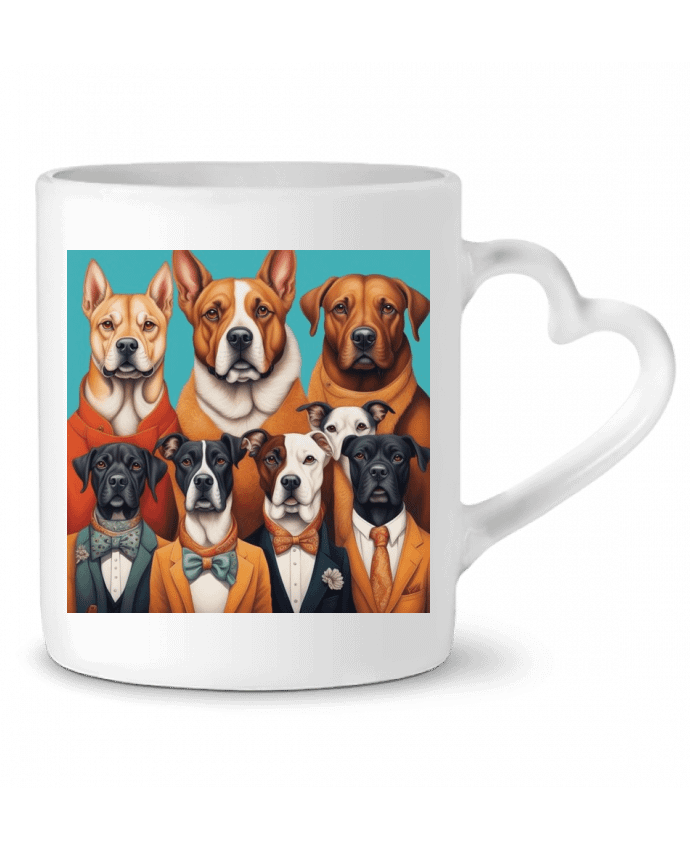 Mug coeur arte de pedros Eduardo Vidal ART par Eduardo Vidal 
