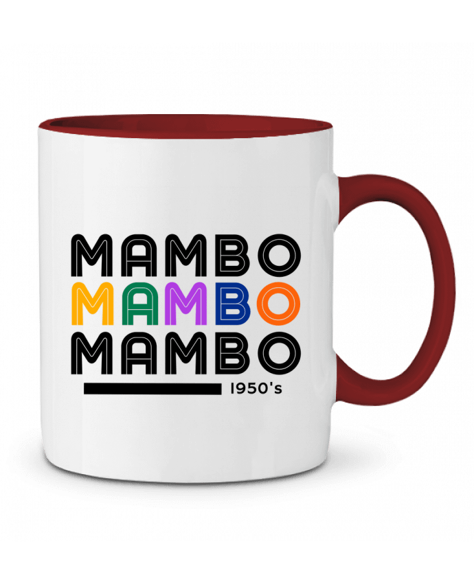 Mug bicolore Mambo 3 retro 1950 my-dance