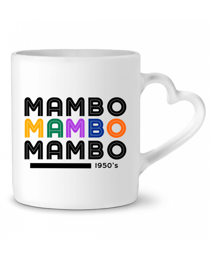 Mug coeur Mambo 3 retro 1950 par my-dance