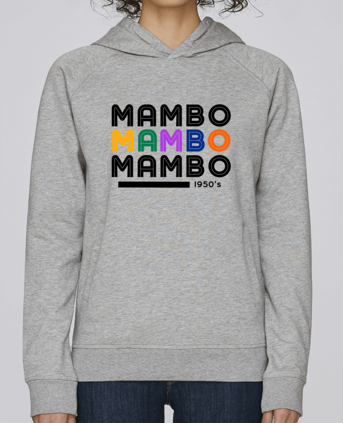 Sweat capuche femme Mambo 3 retro 1950 par my-dance