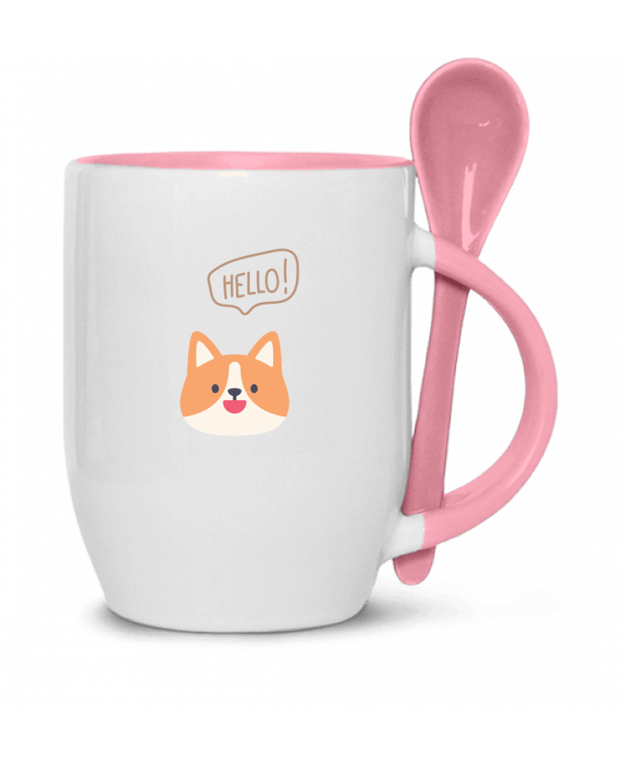  Tasse cuillère Hello par Claire
