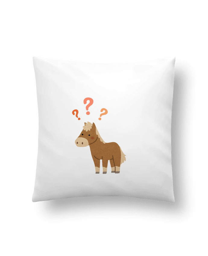 Coussin Interrogations par Claire