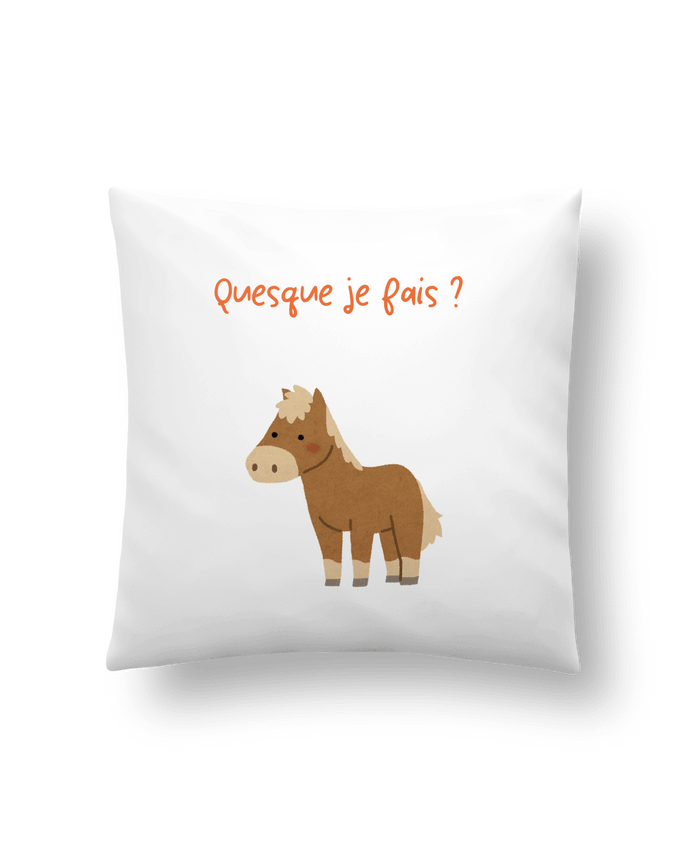 Coussin Quesque je fais ? par Claire