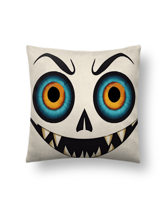 Coussin suédine Risa terrorífica par 33designerarte