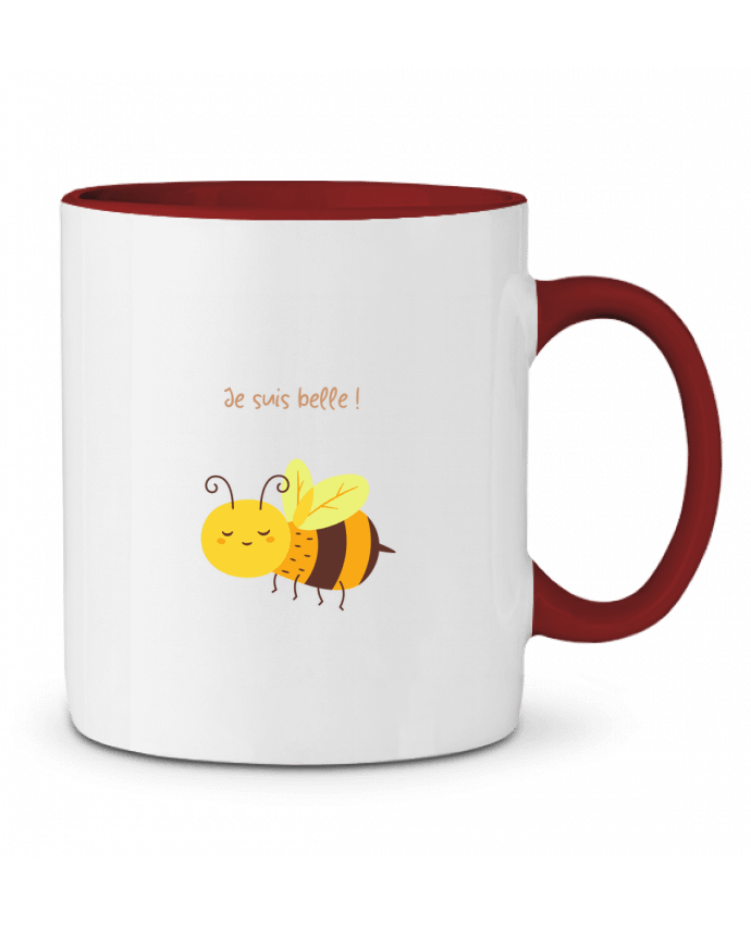Mug bicolore Abeille Claire