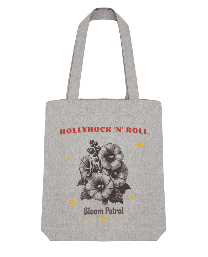 Tote Bag Stanley Stella Hollyhock 'n' Roll par Mona Designs 