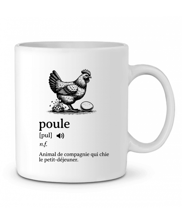 Mug  Poule Définition par Mona Designs