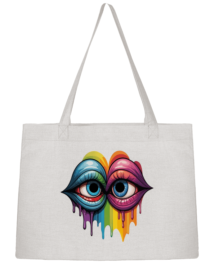 Sac Shopping LOOK AT ME par 33designerarte