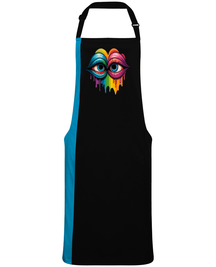 Tablier bicolore LOOK AT ME par  33designerarte