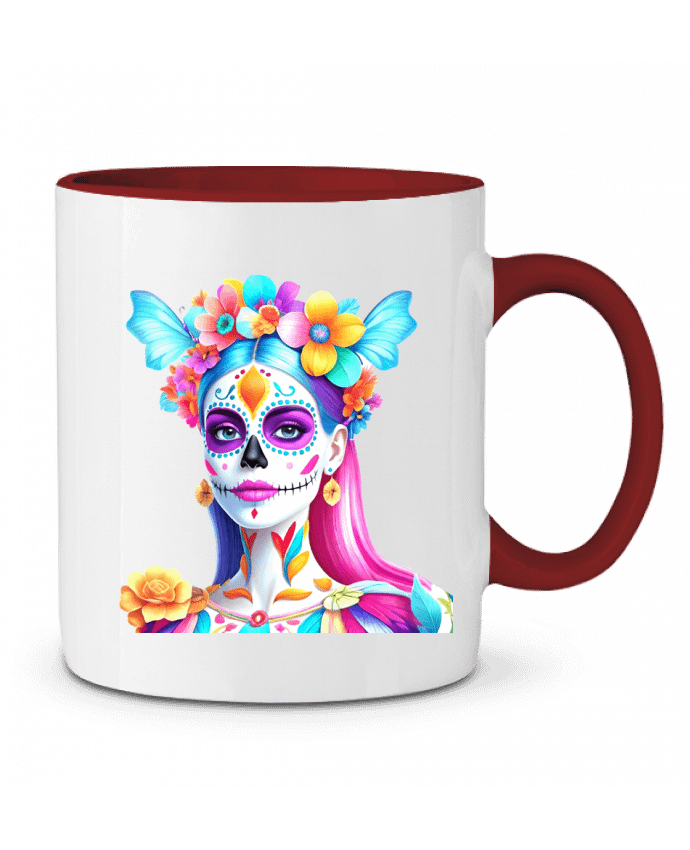 Mug bicolore DAY OF THE DEAD 33designerarte