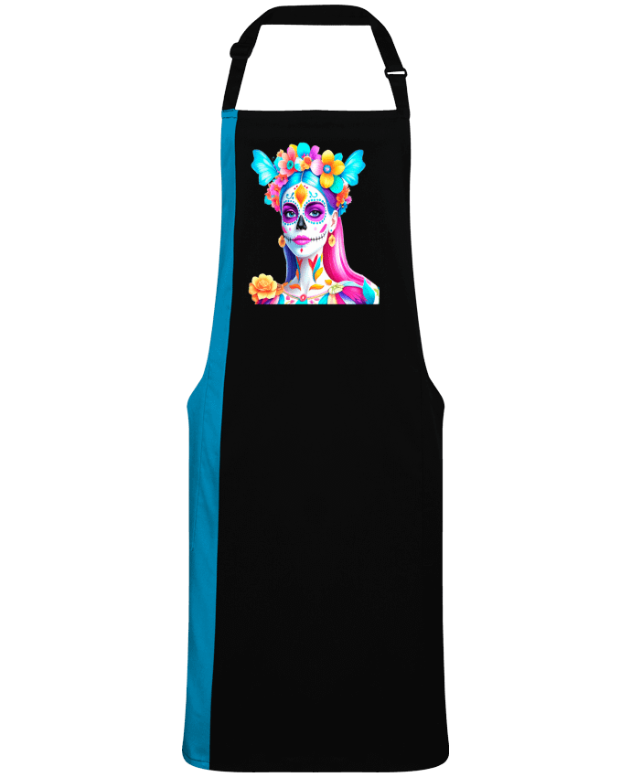 Tablier bicolore DAY OF THE DEAD par  33designerarte