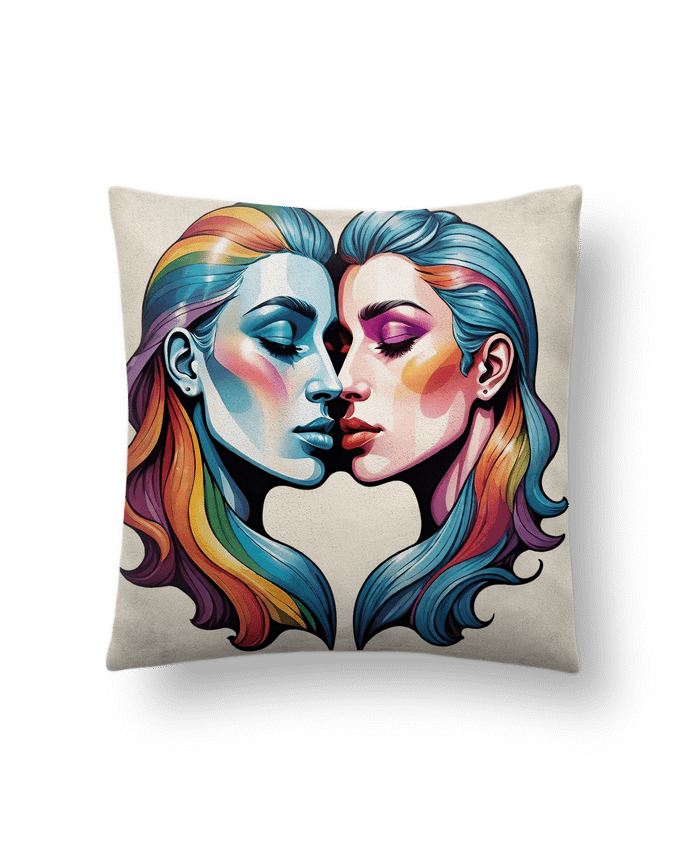 Coussin suédine LOVE WITHOUT LIMITS par 33designerarte