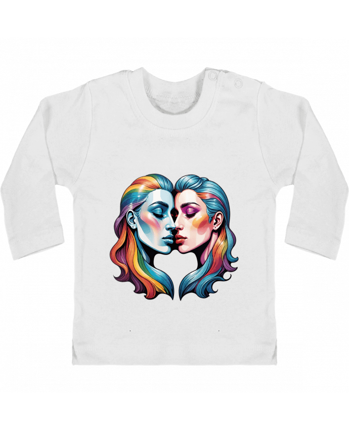 T-shirt bébé LOVE WITHOUT LIMITS manches longues du designer 33designerarte