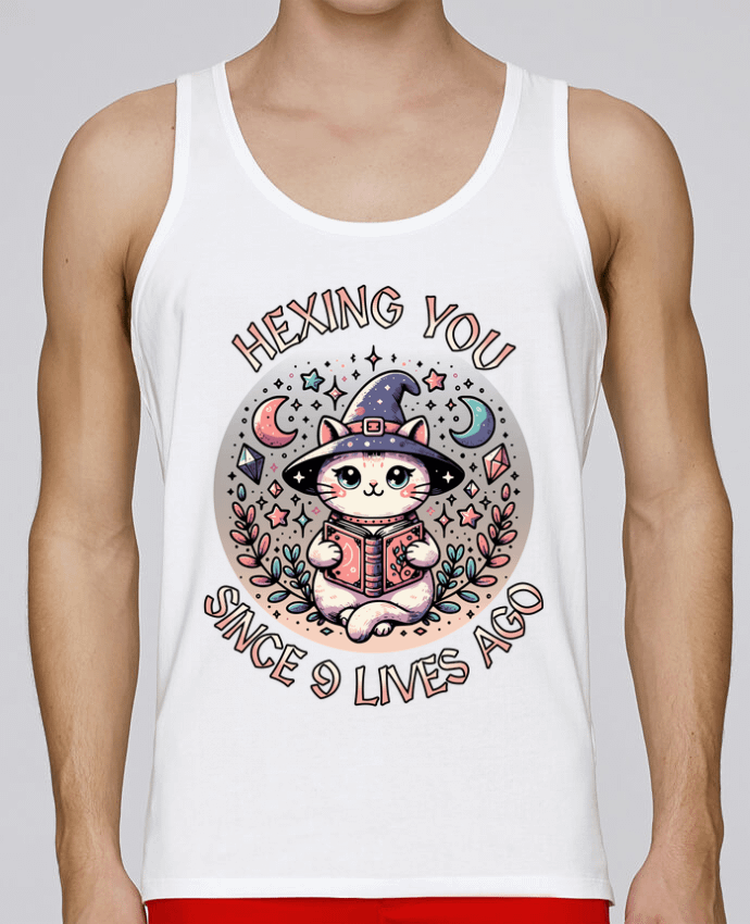 Débardeur homme Hexing you par Mona Designs 100% coton bio