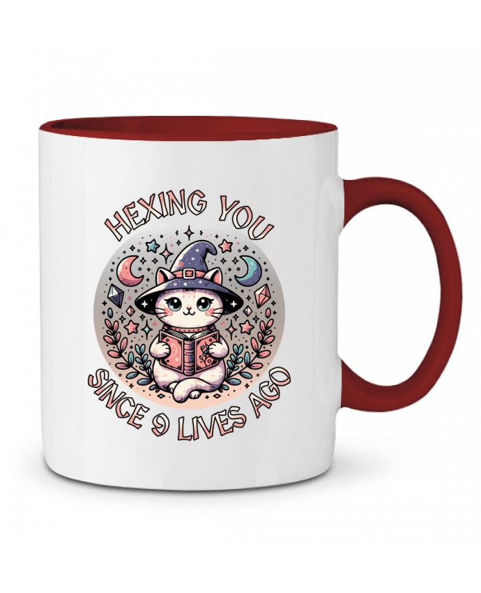 Mug bicolore Hexing you Mona Designs
