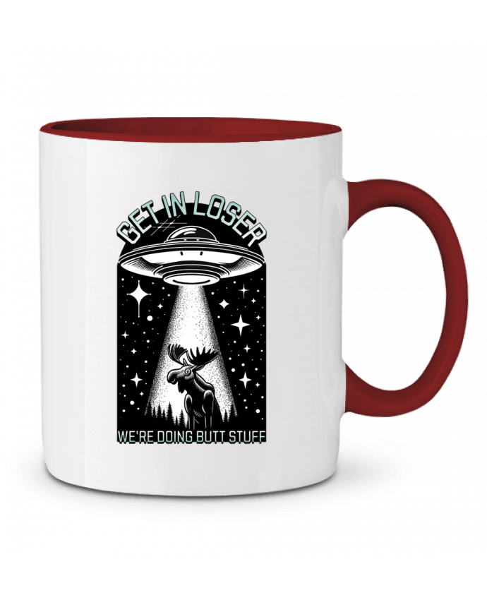 Mug bicolore Get in loser Mona Designs