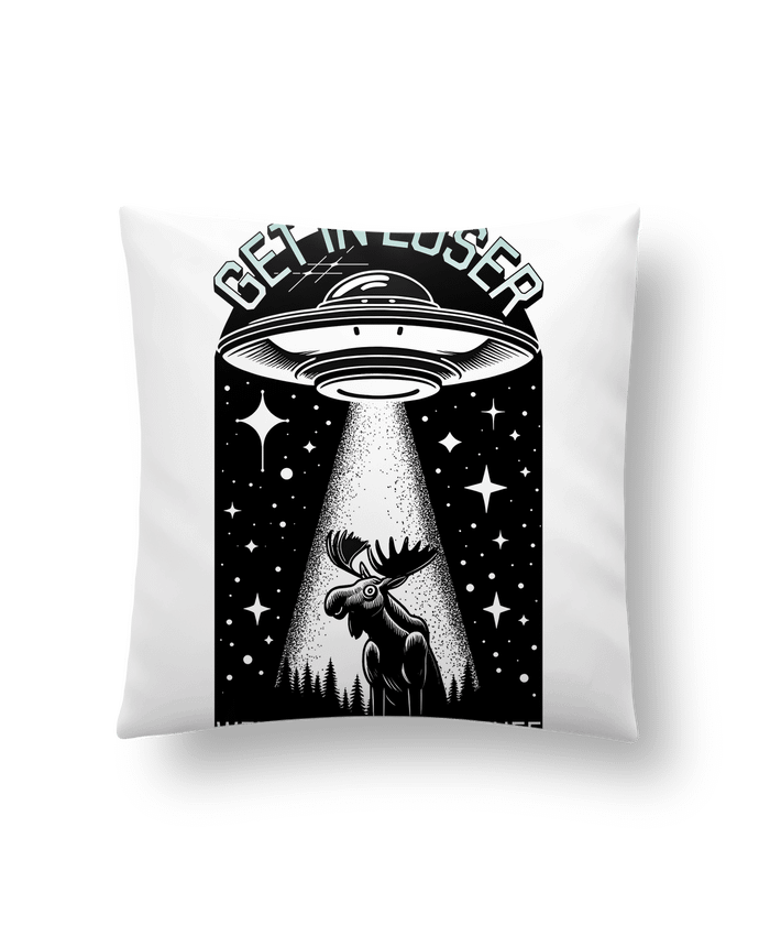 Coussin Get in loser par Mona Designs