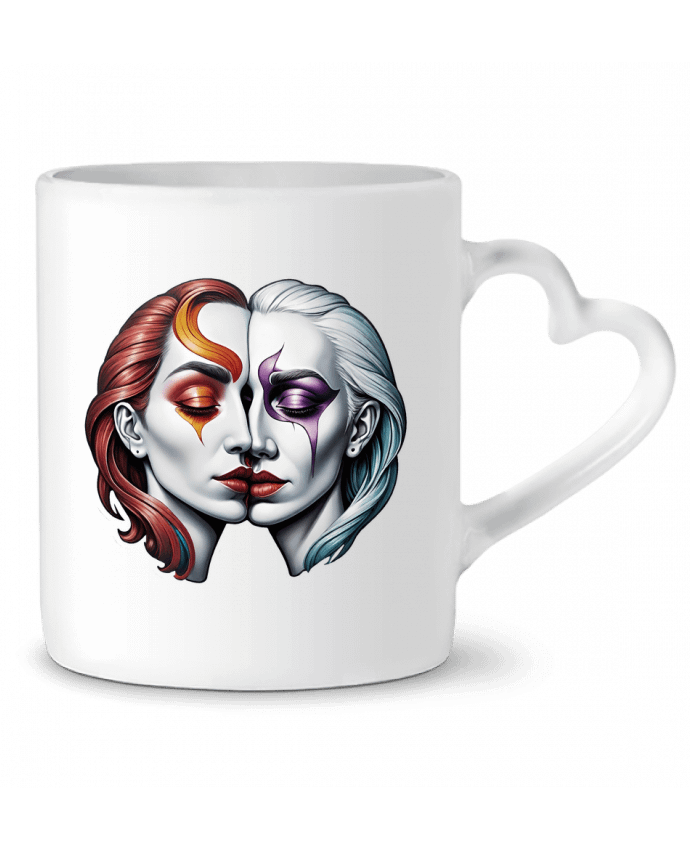 Mug coeur Pareja con Amor par 33designerarte