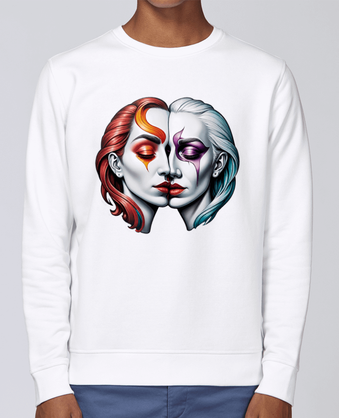 Sweatshirt Pareja con Amor par 33designerarte