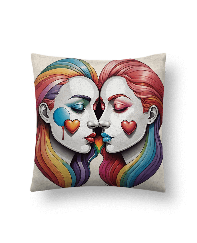 Coussin suédine Friendship par 33designerarte