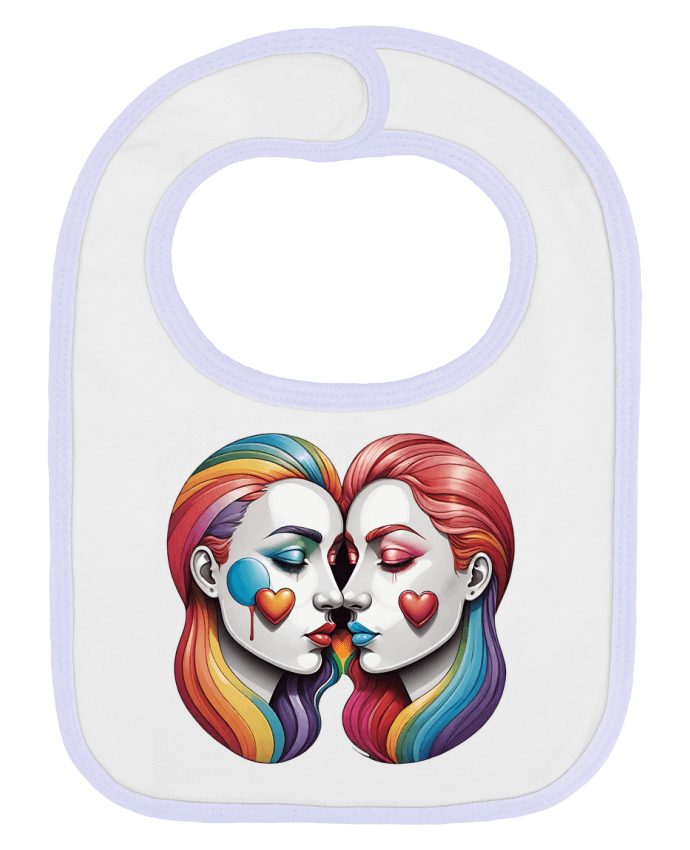 Bavoir bébé uni Friendship par 33designerarte