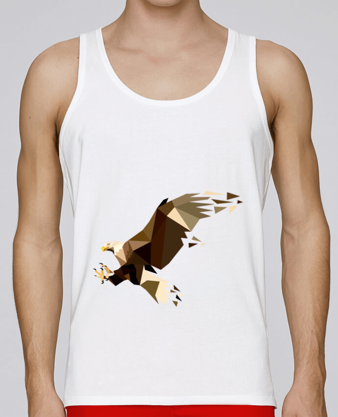 Débardeur homme Aigle par MozKat Studio 100% coton bio