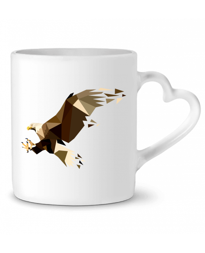 Mug coeur Aigle par MozKat Studio