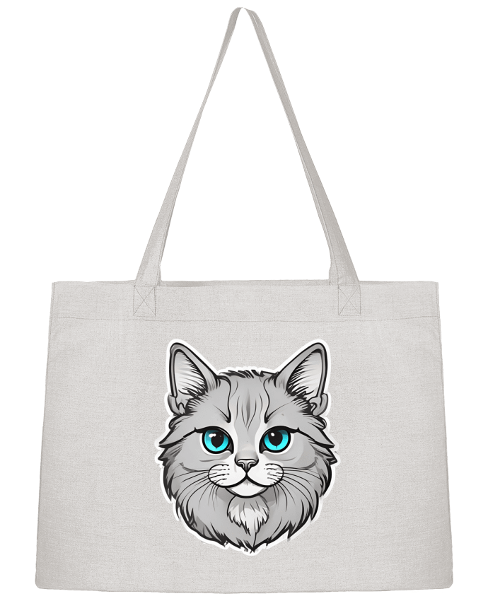 Sac Shopping Tete de chat par SG LXXXIII