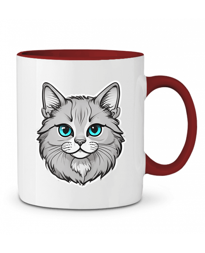 Mug bicolore Tete de chat SG LXXXIII