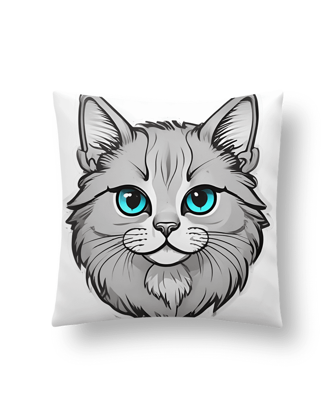 Coussin Tete de chat par SG LXXXIII