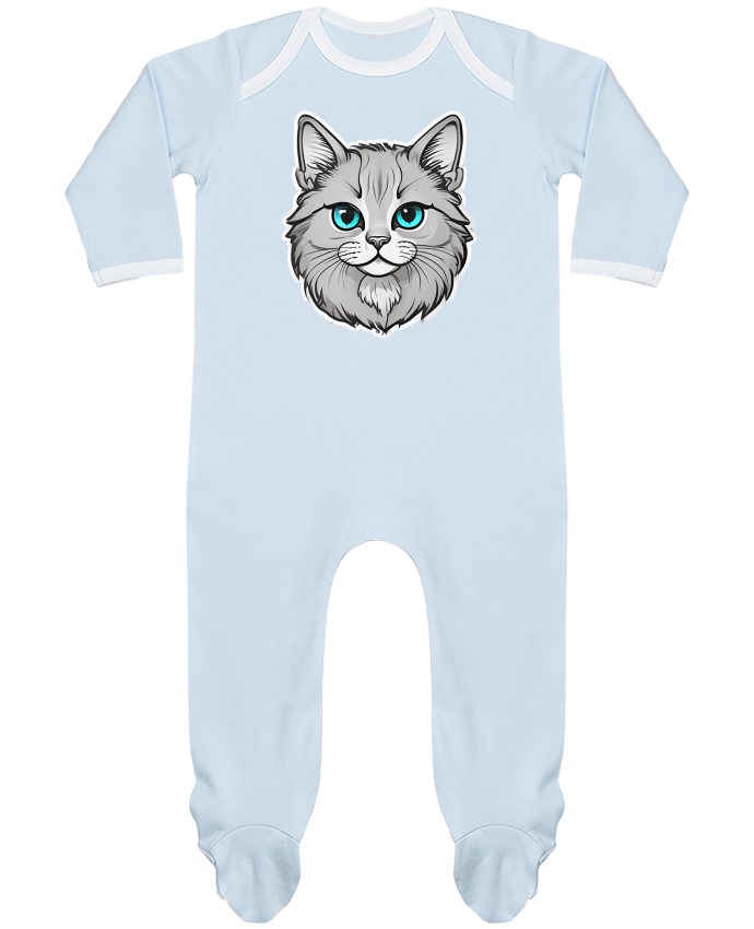 Body Pyjama Bébé Tete de chat par SG LXXXIII